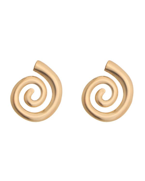 Spiral Hoop Earrings