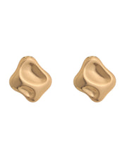 Organic Pebble Stud Earrings