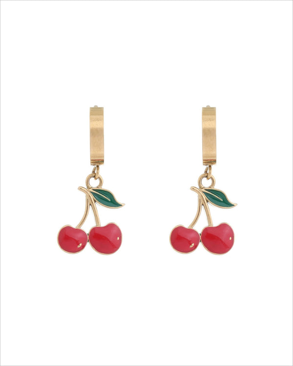 Cherry Drop Earrings