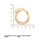 Multi Layer Snake Chain Bracelet