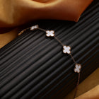 Mother-of-Pearl Clover Bracelet
