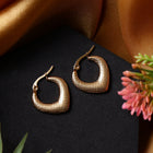 Heart Shaped Hoop Earrings