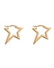 Star Hoop Earrings