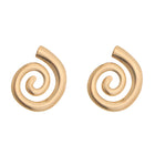 Spiral Hoop Earrings