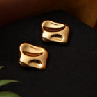 Organic Pebble Stud Earrings