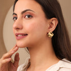 Organic Pebble Stud Earrings