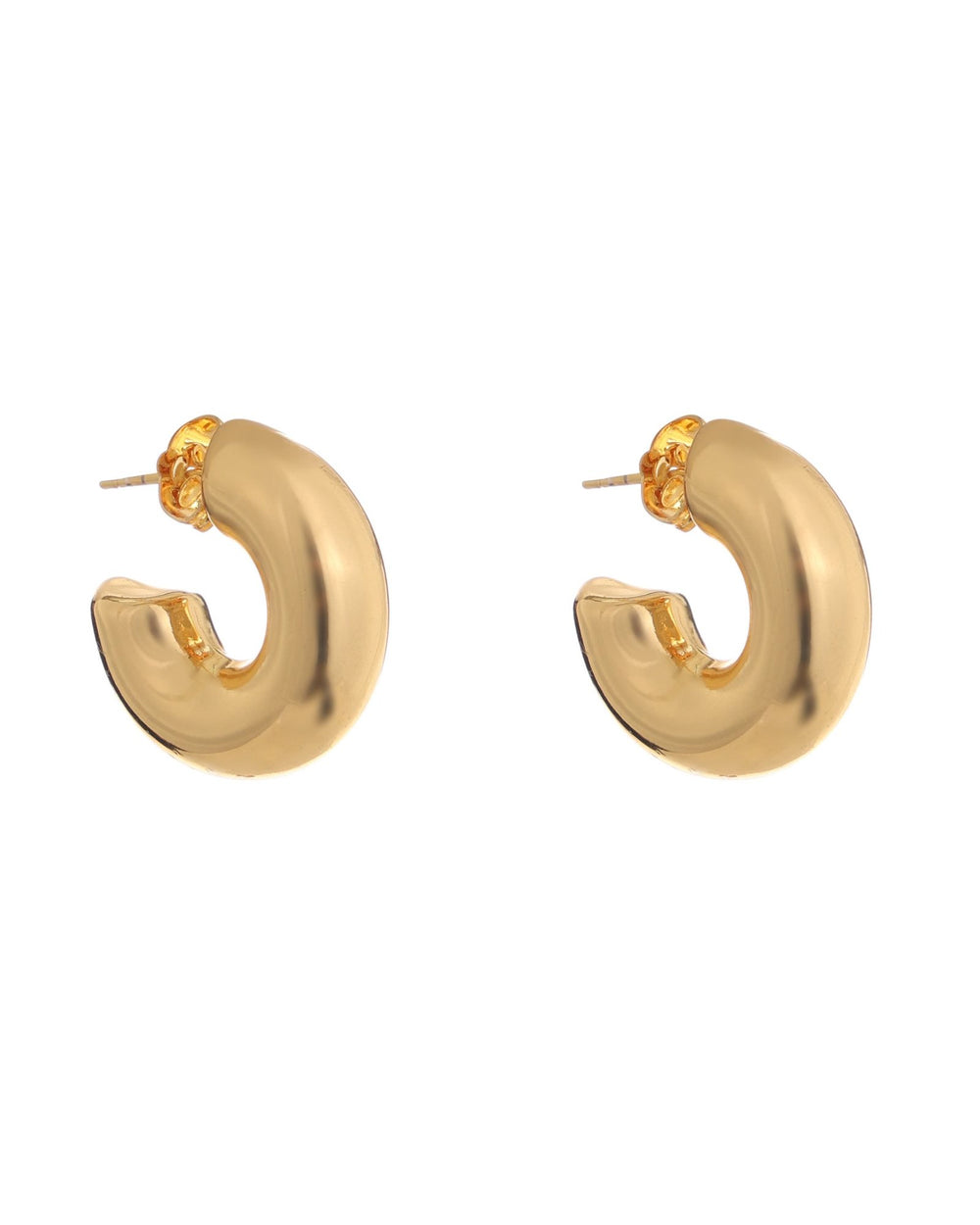Chunky Dome Hoop Earrings