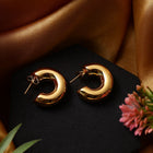 Chunky Dome Hoop Earrings