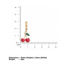 Cherry Drop Earrings