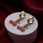 Cherry Drop Earrings