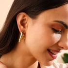 Textured Sculptural Stud Earrings