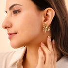 Floral Cluster Stud Earrings