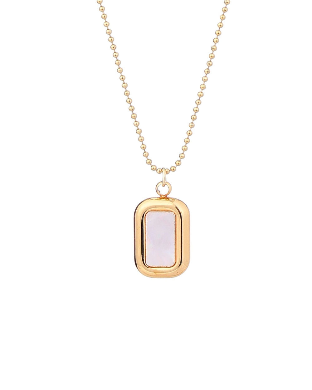 Pearl White Pendant Necklace