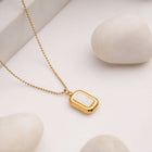 Pearl White Pendant Necklace