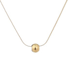 Golden Bead Pendant Necklace