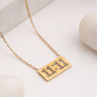 11:11 Cubic Zirconia Pendant Necklace