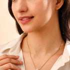 Letter A Zircon Necklace