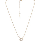 Letter S Zircon Necklace