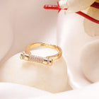 Crystals Micro-Set Adjustable Ring