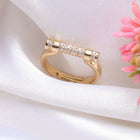 Crystals Micro-Set Adjustable Ring