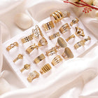 Adjustable Free Size Rings Combo Set Of 24 Collection 2