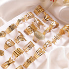 Adjustable Free Size Rings Combo Set Of 24 Collection 4