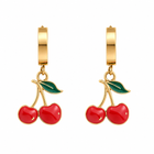 Cherry Drop Earrings