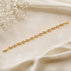 Premium Pink Tulip Cubic Zirconia Bracelet