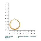 Premium Classic Gold Hoop Earrings
