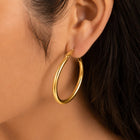Premium Classic Gold Hoop Earrings