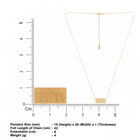 11:11 Engraved Pendant Necklace for Women