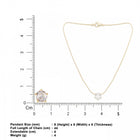 Solitaire Crystal Necklace for Women