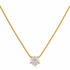 Solitaire Crystal Necklace for Women