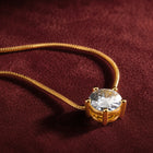 Solitaire Crystal Necklace for Women