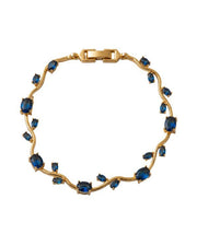 Premium Blue Tulip Cubic Zirconia Bracelet