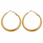Premium Classic Gold Hoop Earrings